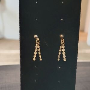 3 for $15 Diamond dangle earrings